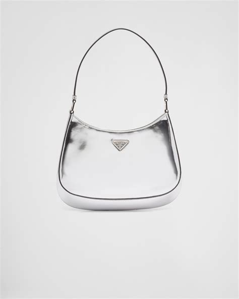 prada silver bags|saks prada shoulder bag.